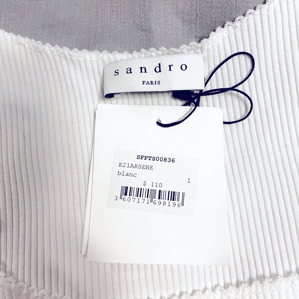Sandro tank top. Size 1. Paid $110 +tax. Beautiful buttons.